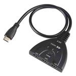 3 x 1 4K 60Hz YUV4:4:4 HDR HDMI Switcher with Pigtail HDMI Cable