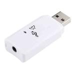 2 in 1 USB Bluetooth Dongle + Audio Receiver Adapter(White)