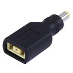 5.5 x 2.5mm Male to for Lenovo Big Square Female Plug Power Adapter (Black)