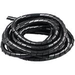 9m PE Spiral Pipes Wire Winding Organizer Tidy Tube, Nominal Diameter: 10mm(Black)