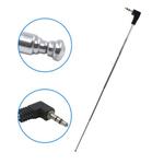 Retractable 3.5mm FM Radio Antenna for Mobile Phone, Max Length: 24.5cm