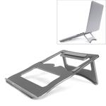 Aluminum Alloy Cooling Holder Desktop Portable Simple Laptop Bracket, Two-stage Support, Size: 21x26cm (Grey)
