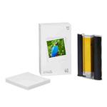 Original Xiaomi Mijia 1S Mini Automatic Pocket Photo Printer 3 inch Adhesive Photo Paper for PC5841 (White)