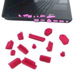 13 in 1 Universal Silicone Anti-Dust Plugs for Laptop(Rose Red)