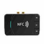 N100 NFC Desktop Bluetooth 5.0  Receiver & Transmitter Car Bluetooth Speaker Audio Adapter(Black)