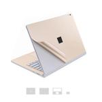 4 in 1 Notebook Shell Protective Film Sticker Set for Microsoft Surface Book 2 13.5 inch (i7) (Gold)