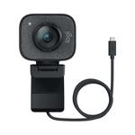 Logitech StreamCam Full HD 1080P / 60fps Auto Focus USB-C / Type-C Port Live Broadcast Gaming Webcam, Built-in Microphone (Black)