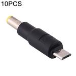 10 PCS 5.5 x 2.5mm to Micro USB DC Power Plug Connector