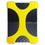 X Type 2.5 inch Portable Hard Drive Silicone Case for 2TB-4TB WD & SEAGATE & Toshiba Portable Hard Drive, without Hole (Yellow)