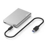 Blueendless U23Q SATA 2.5 inch Micro B Interface HDD Enclosure with USB-C / Type-C to USB 3.0 Cable, Support Thickness: 1cm or less