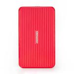 OImaster EB-2506U3 SATA USB 3.0 Interface HDD Enclosure for Laptops, Support Thickness: 7.0-12.5mm (Red)