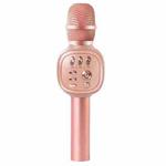 H12 High Sound Quality Handheld KTV Karaoke Recording Bluetooth Wireless Condenser Microphone(Rose Gold)
