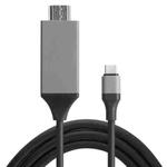 USB-C / Type-C 3.1 to HDMI Converter Adapter Cable, Length: 2m(Black)