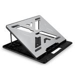 Aluminum Alloy Cooling Base, Multifunctional Lifting And Foldable Laptop Stand, Size: 30.2x26.2x3cm(Silver)