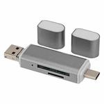 H82 USB-C / Type-C to USB 3.0 + Micro USB Ports OTG SD / TF Card Reader