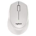 Logitech M330 Wireless Optical Mute Mouse with Micro USB Receiver (White)