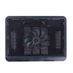 N19 USB Powered Portable Silent Fan Laptop Cooling Pad Stand (Black)