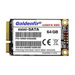 Goldenfir 1.8 inch Mini SATA Solid State Drive, Flash Architecture: TLC, Capacity: 64GB