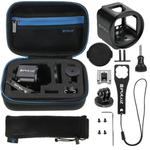 PULUZ 14 in 1 CNC Aluminum Cage Combo Kits with EVA Case (Metal Wrench + Lens Cap + Screws + Tripod Adapter + Adapter Base + Storage Bag) for GoPro HERO5 Session / 4 Session / Session