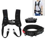 PULUZ 3 in 1 Multi-functional Bundle Waistband Strap + Double Shoulders Strap + Capture Camera Clip Kits with Hook for SLR / DSLR Cameras