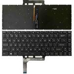 US Version Laptop Keyboard with Backlight for MSI GS65 / GS65VR / MS-16Q2 / Stealth 8SE /8SF / 8SG /Thin 8RE / Thin 8RF (Black)