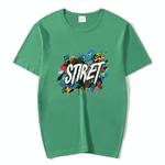 Round Neck Modal Short Sleeve T-shirt Custom Made Print On Your Demand, Size: XL (Dark Green)