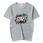 Round Neck Modal Short Sleeve T-shirt Custom Made Print On Your Demand, Size: XXXXXL (Grey)