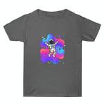 Summer Baggy Cotton Short Sleeve T-shirt Custom Made Print On Your Demand, Size: XXXL (Dark Grey-4)