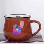Astronaut Printed Ceramics Big Belly Mug Water Cup Print On Your Demand (Coffee)