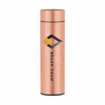 Smart Temperature Display Stainless Steel Thermos Cup Laser Print On Your Demand (Pink)