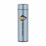 Smart Temperature Display Stainless Steel Thermos Cup Laser Print On Your Demand (Sky Blue)