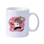 Pink Boy Printed Simple White Ceramics Milk Mug Water Cup Print On Your Demand