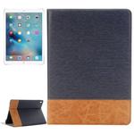 Cross Texture Horizontal Flip Leather Case with Holder & Card Slots & Wallet for iPad Pro 9.7 inch(Dark Blue)