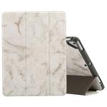 Marble Texture Pattern Horizontal Flip Case for iPad 9.7 (2018) , with Three-folding Holder & Pen Slots(Grey)