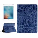 Crocodile Texture  Horizontal Flip Leather Case with Holder & Card Slots & Wallet for iPad Pro 9.7 inch(Blue)