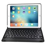 F19B for iPad 9.7 (2017/2018) & iPad Air & Air 2 & iPad Pro 9.7 & New iPad 9.7 inch (2017) Ultra-thin ABS Horizontal Flip Tablet Case + Bluetooth Keyboard(Black)