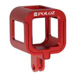 PULUZ Housing Shell CNC Aluminum Alloy Protective Cage with Insurance Frame for GoPro HERO5 Session /HERO4 Session /HERO Session(Red)