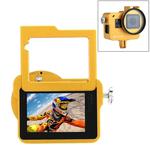 PULUZ Housing Shell CNC Aluminum Alloy Protective Cage with Insurance Frame & 52mm UV Lens for GoPro HERO(2018) /7 Black /6 /5(Gold)