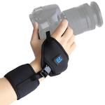 PULUZ Soft Neoprene Hand Grip Wrist Strap with 1/4 inch Screw Plastic Plate for SLR / DSLR Cameras