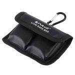 PULUZ Lithium Battery Explosion-proof Safety Protection Storage Bag with Carabiner for Camera Battery