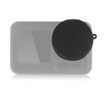 PULUZ Silicone Protective Lens Cover for DJI Osmo Action(Black)