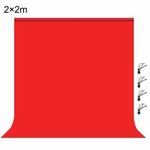 PULUZ 2m x 2m Photography Background Thickness Photo Studio Background Cloth Backdrop(Red)