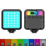 PULUZ Pocket 2500-9000K+RGB Full Color Beauty Fill Light Handheld Camera Photography LED Light (Black)