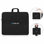 PULUZ 46cm Ring LED Lights Portable Zipper Storage Bag Carry Handbags, Size: 48cm x 55cm(Black)