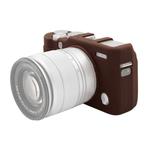 PULUZ Soft Silicone Protective Case for FUJIFILM X-A3 / X-A10(Coffee)