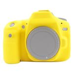 PULUZ Soft Silicone Protective Case for Canon EOS 90D(Yellow)