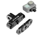 PULUZ Quick Release Magnetic Folding Finger Base Mount for GoPro HERO12 Black /11 Black /11 Black mini /10 Black /9 Black /8 Black / Max (Black)