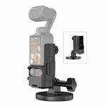 For DJI OSMO Pocket 3 PULUZ Protective Frame Magnetic Desktop Mount Angle Adjustable Base (Black)