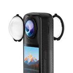 For Insta360 X5 PULUZ Standard Rotation PC Lens Guard  Protective Cover (Transparent)
