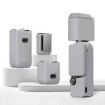 For DJI OSMO Pocket 3 PULUZ 6 in 1 Body Lens Handle Screen Mic Silicone TPU Cover (Grey)